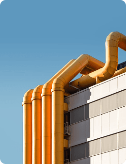 Orange pipes
